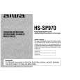 AIWA HSSP970 Manual de Usuario
