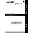 AIWA CADW245 Manual de Servicio