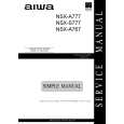 AIWA NSXA777U/LH/U Manual de Servicio