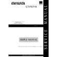 AIWA CTFX719 YZ Manual de Servicio