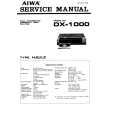 AIWA DX-1000E Manual de Servicio