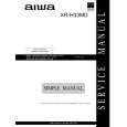 AIWA XRH33MD HD Manual de Servicio