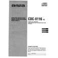 AIWA CDCX116 Manual de Usuario