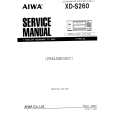 AIWA XDS260 Manual de Servicio