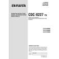 AIWA CDCX227 Manual de Usuario