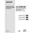 AIWA CADW538 Manual de Usuario
