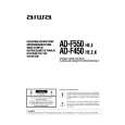 AIWA AD-F550 Manual de Usuario
