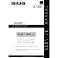 AIWA ZR220 EZK Manual de Servicio