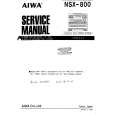AIWA SX800 Manual de Servicio
