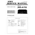 AIWA AD-A70 H,U,E Manual de Servicio