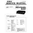 AIWA ADF640 Manual de Servicio