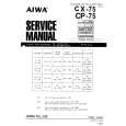 AIWA CX75 Manual de Servicio
