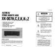 AIWA XK-007K Manual de Usuario