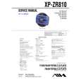 AIWA XPZR810 Manual de Servicio