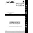 AIWA CTFX928M Manual de Servicio